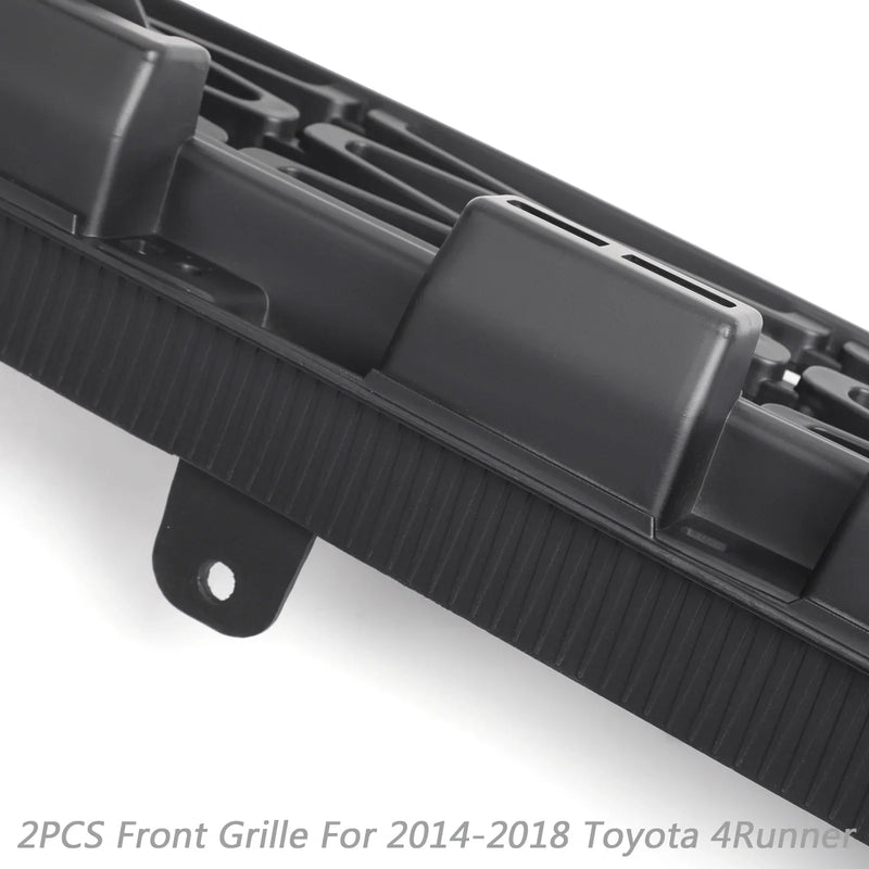 Grille TRD PRO Toyota 4Runner 2014-2019 Noir Mat 2P - vue rapprochée - Becquet Voiture