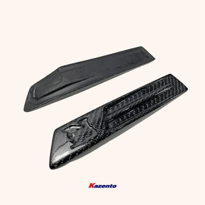 Grilles Aération Ailes Carbone Nissan GTR R35 2008-2016 - packshot studio - Becquet Voiture