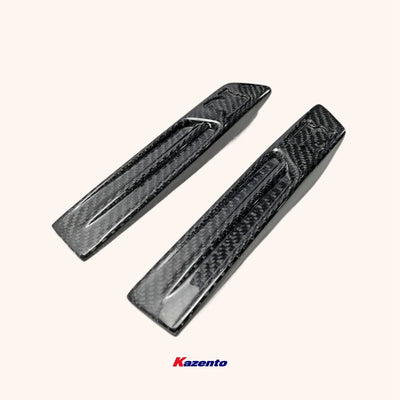 Grilles Aération Ailes Carbone Nissan GTR R35 2008-2016 - vue de trois-quarts - Becquet Voiture