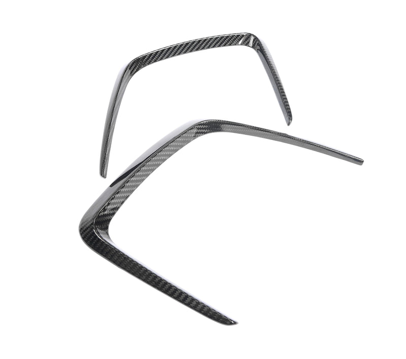 Grilles Aération Capot Fibre Carbone BMW G80 G82 - vue de face - Becquet Voiture