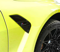 Grilles Aération Fibre Carbone BMW G80 G82 - installé sur véhicule - Becquet Voiture