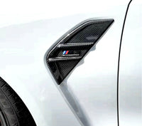 Grilles Aération Fibre Carbone BMW G80 G82 - vue arrière - Becquet Voiture