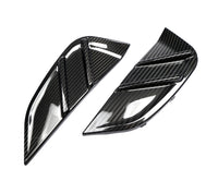 Grilles Aération Fibre Carbone BMW G80 G82 - vue de face - Becquet Voiture