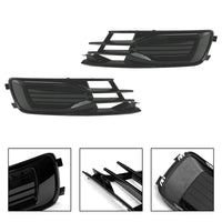 Grilles Antibrouillard Audi A6 C7 2014-2018 Noir 2P - packshot studio - Becquet Voiture