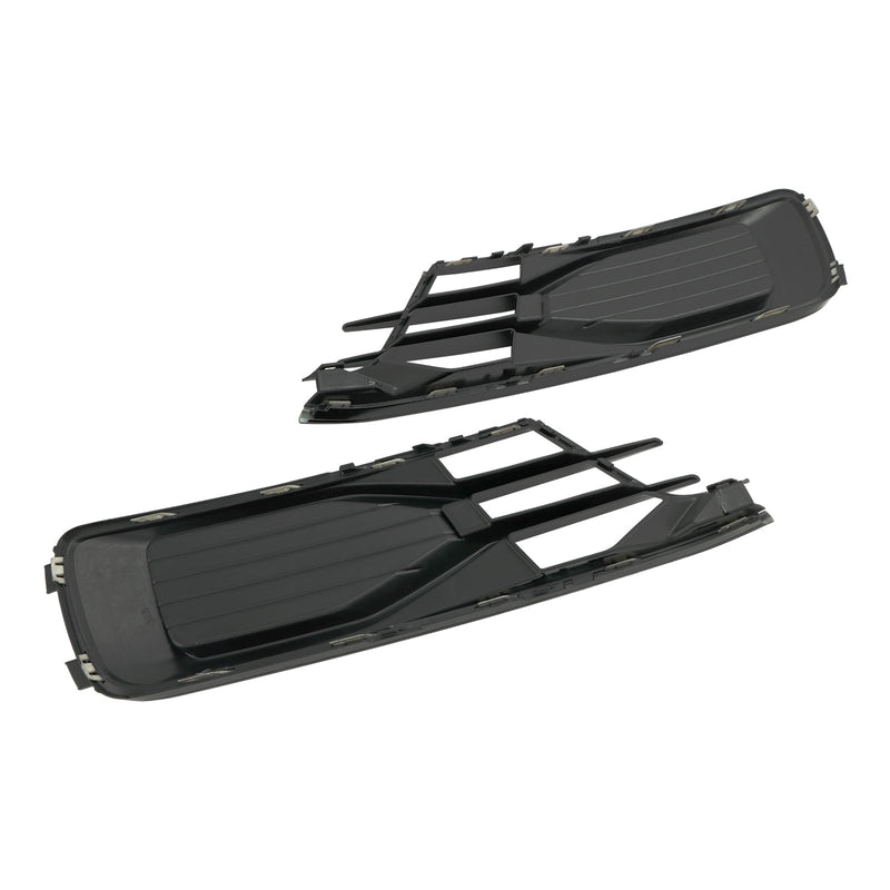 Grilles Antibrouillard Audi A6 C7 2014-2018 Noir 2P - vue de face 2 - Becquet Voiture