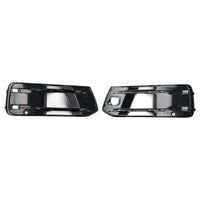 Black Chrome Audi Q7 Fog Light Grilles 2016-2019 - in use - Becquet Voiture