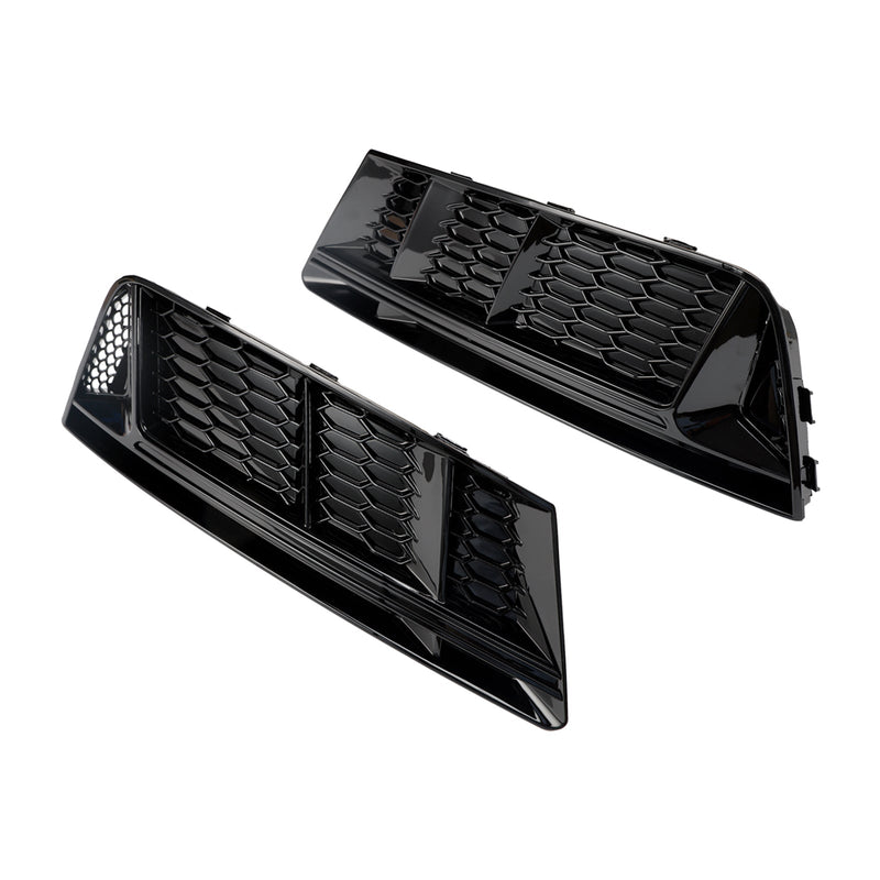 Grilles Antibrouillard Avant Chromées Style RS4 pour Audi A4 B9 - packshot studio 2 - Becquet Voiture