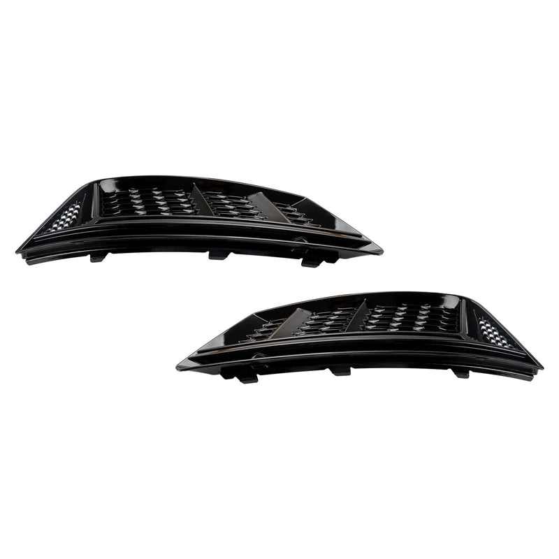 Grilles Antibrouillard Avant Chromées Style RS4 pour Audi A4 B9 - vue de dessus - Becquet Voiture