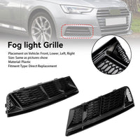 Grilles Antibrouillard Avant Chromées Style RS4 pour Audi A4 B9 - vue de profil - Becquet Voiture