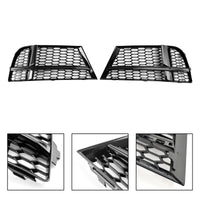 Grilles Antibrouillard Avant Noir Audi A3 8V S-Line 2017-2019 - détail du montage - Becquet Voiture
