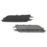 Black Front Fog Light Grilles Audi A6 C7 2012-2015 - in use - Becquet Voiture