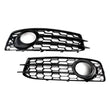 Grilles Antibrouillard Nid d'Abeille Audi A3 8P S-Line 2009-2012 Noir