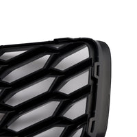 Black Honeycomb Fog Light Grilles Audi A3 S-Line 2021-2023 - fitting detail - Becquet Voiture