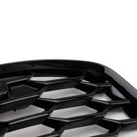 Black Honeycomb Fog Light Grilles Audi A3 S-Line 2021-2023 - fitted on vehicle - Becquet Voiture