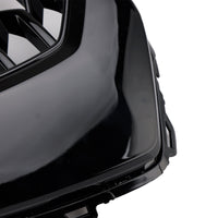 Black Honeycomb Fog Light Grilles Audi A3 S-Line 2021-2023 - close-up view - Becquet Voiture