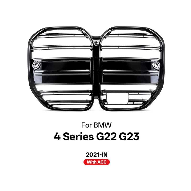 Grilles Avant BMW Série 4 G22 G23 M4 2021 - détail du montage - Becquet Voiture