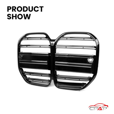 Grilles Avant BMW Série 4 G22 G23 M4 2021 - installé sur véhicule - Becquet Voiture