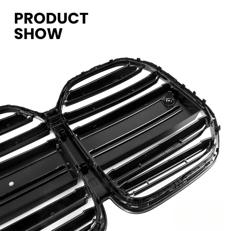Grilles Avant BMW Série 4 G22 G23 M4 2021 - packshot studio - Becquet Voiture