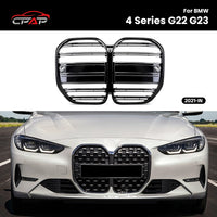 Grilles Avant BMW Série 4 G22 G23 M4 2021 - vue de face - Becquet Voiture