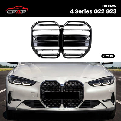Grilles Avant BMW Série 4 G22 G23 M4 2021 - vue de face - Becquet Voiture