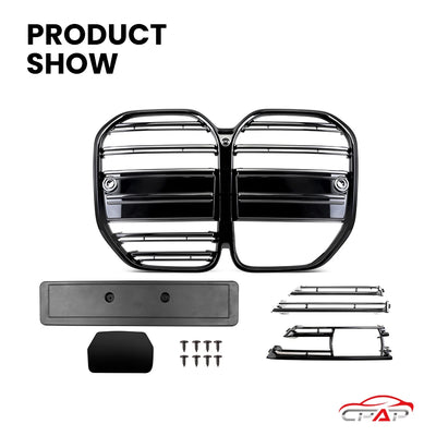 Grilles Avant BMW Série 4 G22 G23 M4 2021 - vue de profil - Becquet Voiture