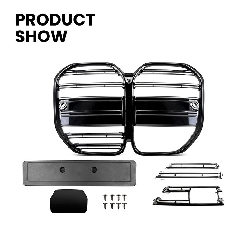 Grilles Avant BMW Série 4 G22 G23 M4 2021 - vue de profil - Becquet Voiture
