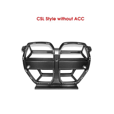 Grilles Avant Carbone BMW M3 G80 M4 G82 2021+ - détail du montage - Becquet Voiture
