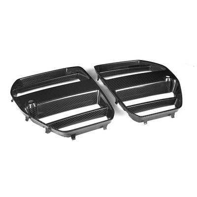 Grilles Avant Carbone BMW M3 G80 M4 G82 2021+ - vue arrière - Becquet Voiture