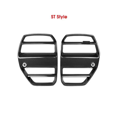 Grilles Avant Carbone BMW M3 G80 M4 G82 2021+ - vue rapprochée - Becquet Voiture
