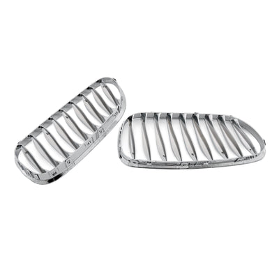 Grilles Avant Sport BMW Z4 E85 E86 Noir Mat Carbone 2003-2008 - détail du montage - Becquet Voiture