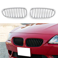 Grilles Avant Sport BMW Z4 E85 E86 Noir Mat Carbone 2003-2008 - vue arrière - Becquet Voiture