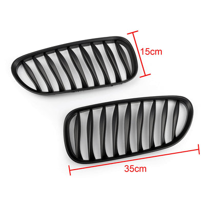 Grilles Avant Sport BMW Z4 E85 E86 Noir Mat Carbone 2003-2008 - vue de dessus - Becquet Voiture