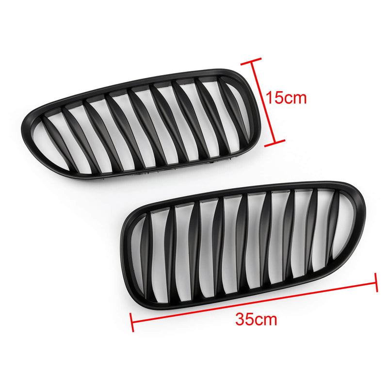 Grilles Avant Sport BMW Z4 E85 E86 Noir Mat Carbone 2003-2008 - vue de dessus - Becquet Voiture