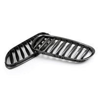 Grilles Avant Sport BMW Z4 E85 E86 Noir Mat Carbone 2003-2008 - vue de profil - Becquet Voiture