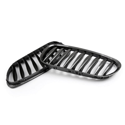 Grilles Avant Sport BMW Z4 E85 E86 Noir Mat Carbone 2003-2008 - vue de profil - Becquet Voiture