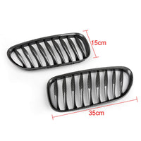 Grilles Avant Sport BMW Z4 E85 E86 Noir Mat Carbone 2003-2008 - vue de trois-quarts - Becquet Voiture