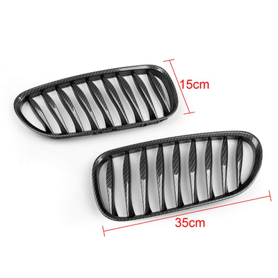 Grilles Avant Sport BMW Z4 E85 E86 Noir Mat Carbone 2003-2008 - vue de trois-quarts - Becquet Voiture