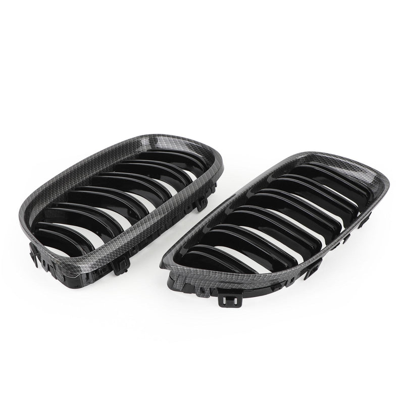 Grilles Calandre Avant Fibre Carbone BMW E90 E91 LCI 2008-2012 - en situation - Becquet Voiture
