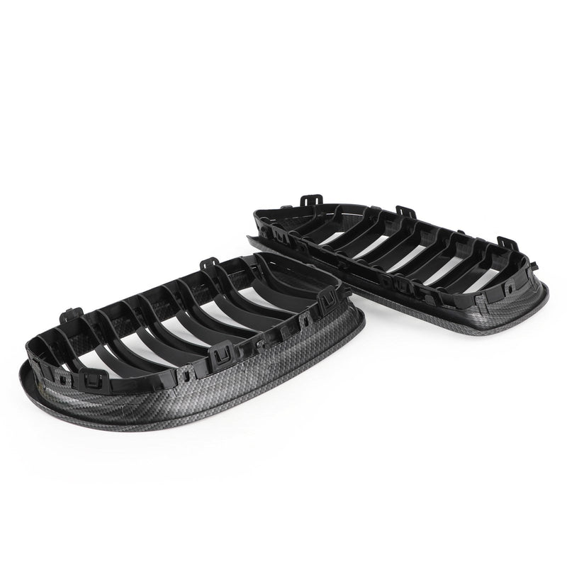 Grilles Calandre Avant Fibre Carbone BMW E90 E91 LCI 2008-2012 - installé sur véhicule - Becquet Voiture