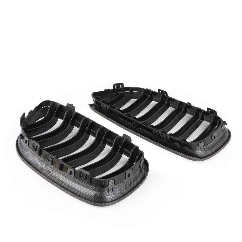 Grilles Calandre Avant Fibre Carbone BMW E90 E91 LCI 2008-2012 - packshot studio - Becquet Voiture