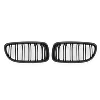 Grilles Calandre Avant Fibre Carbone BMW E90 E91 LCI 2008-2012 - vue de dessus - Becquet Voiture