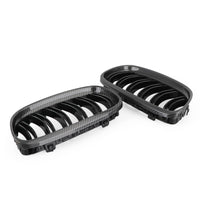 Grilles Calandre Avant Fibre Carbone BMW E90 E91 LCI 2008-2012 - vue de face 2 - Becquet Voiture