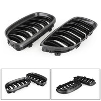 Grilles Calandre Avant Fibre Carbone BMW E90 E91 LCI 2008-2012 - vue de profil - Becquet Voiture