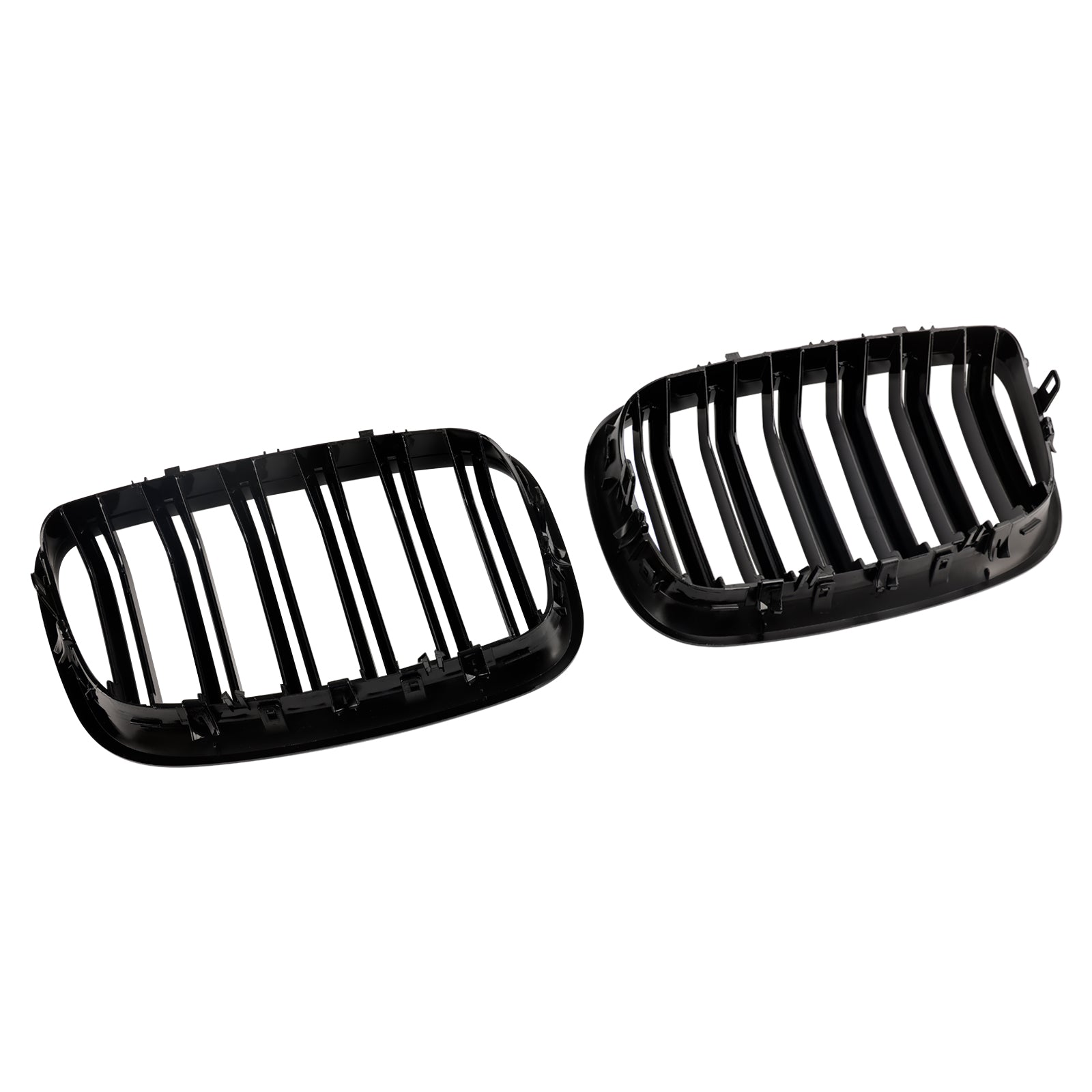Grilles Calandre BMW X5 E70 X6 E71 Noir 2007-2013 - vue de face - Becquet Voiture
