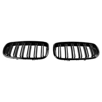 Grilles Calandre BMW X5 E70 X6 E71 Noir Brillant 2007-2014 - vue de dessus - Becquet Voiture