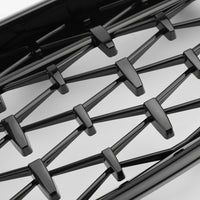 Grilles Calandre Diamantées BMW F30 Gloss Black 2012-2016 - détail du montage - Becquet Voiture