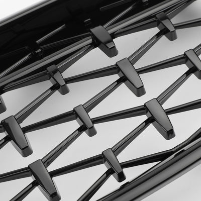 Grilles Calandre Diamantées BMW F30 Gloss Black 2012-2016 - détail du montage - Becquet Voiture