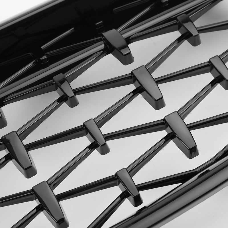 Grilles Calandre Diamantées BMW F30 Gloss Black 2012-2016 - détail du montage - Becquet Voiture