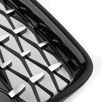 Grilles Calandre Diamantées BMW F30 Gloss Black 2012-2016 - en situation 3 - Becquet Voiture