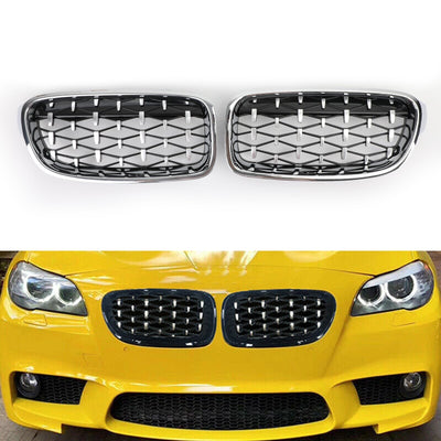 Grilles Calandre Diamantées BMW F30 Gloss Black 2012-2016 - vue arrière 2 - Becquet Voiture